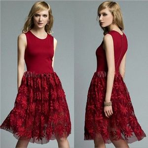 Maje Red Dress SZ 3 or large